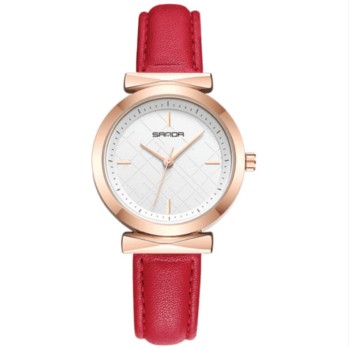 image-Korean Style Retro Waterproof Quartz Watch For Women