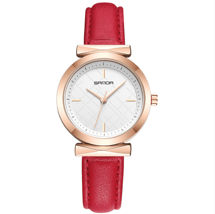 image-Korean Style Retro Waterproof Quartz Watch For Women