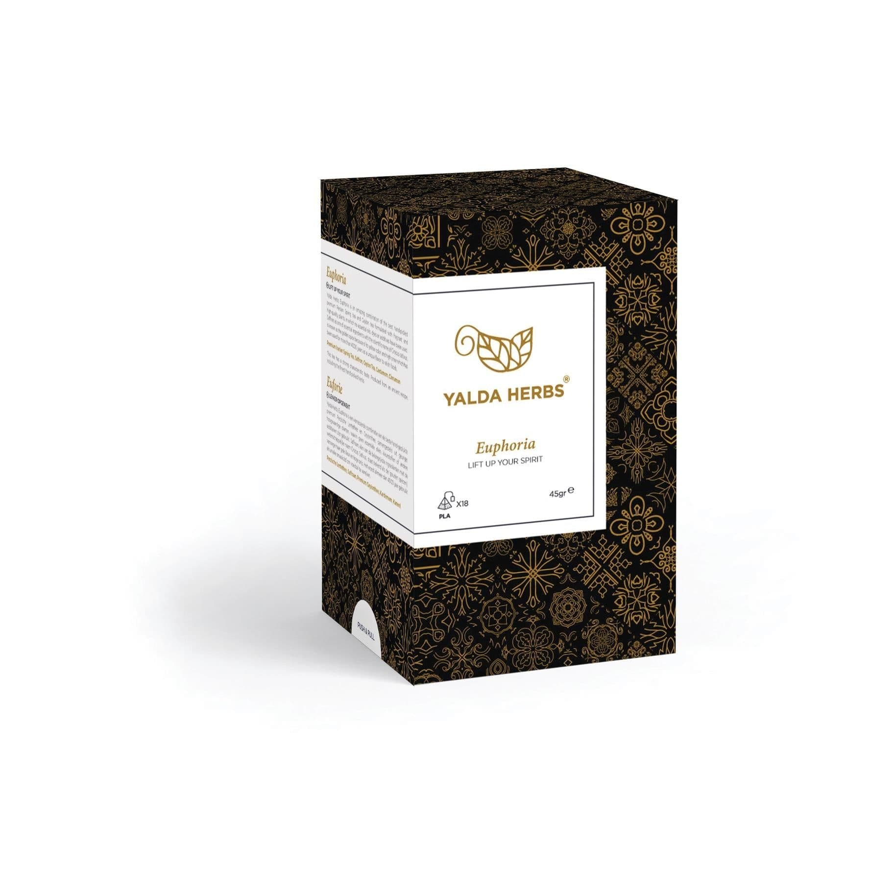 image-Yalda Herbs- Euphoria-18 Pyramid Teabag -Black tea & Saffron