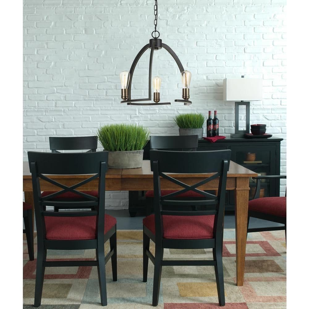 image-60W X 3 Kinder Metal 3 Light Chandelier (Edison Bulbs Not Included)