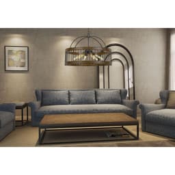 image-Cantania 60W X 6 Metal Pendant Fixture (Edison Bulbs Not Included)