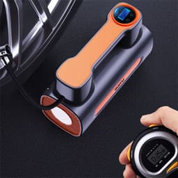 image-Tire Inflator 12V DC Portable Compressor Electric DC Auto Tire Pumps For Car Tires