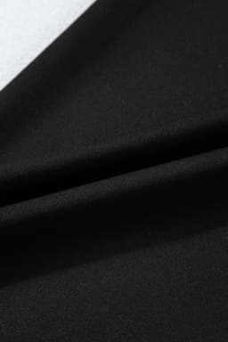 image-Black Belted Wide Leg Jumpsuit