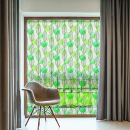 image-Leaf Window Privacy Glass Film - Frosted Etched Decorative Sticker For Covering Door