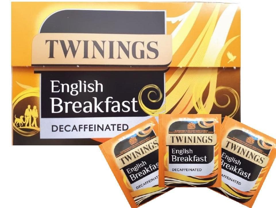 image-Twinings English Breakfast Decaffeinated Individually Enveloped Tea Bags