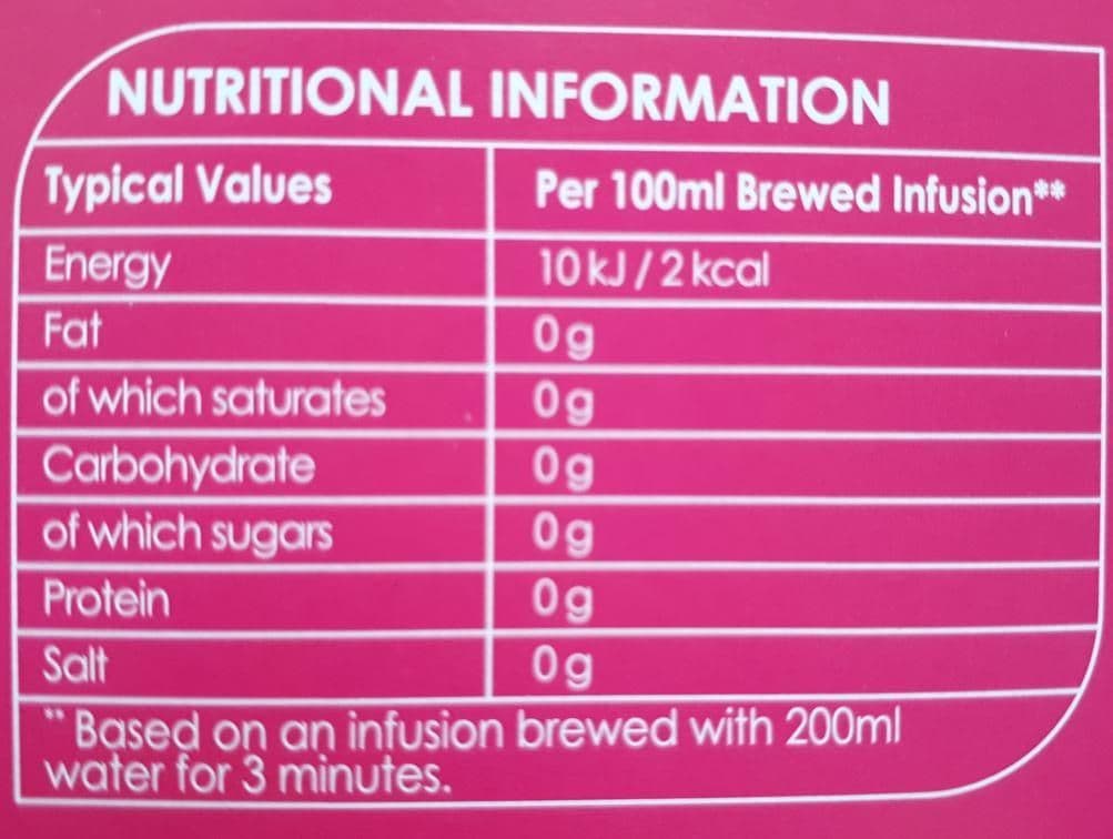 image-Twinings Cranberry & Raspberry Fruit Tea Bags Individually Enveloped Tagged UK