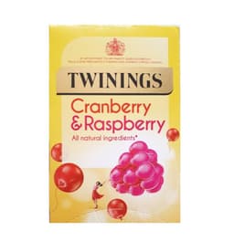 image-Twinings Cranberry & Raspberry Fruit Tea Bags Individually Enveloped Tagged UK
