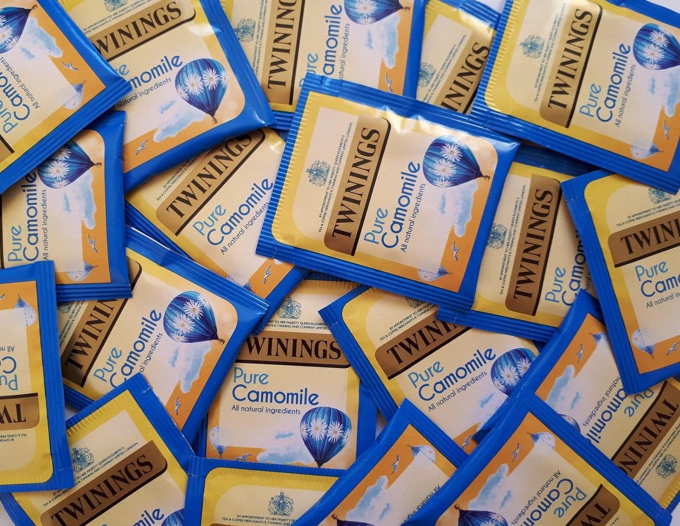 image-Twinings Pure Camomile Tea Bags Individually Enveloped Tagged Herbal Sachets