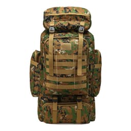 image-Large-capacity Multifunctional Canvas Backpack For Hiking