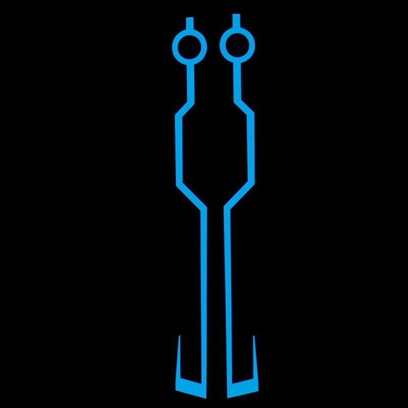 image-Motorcycle Helmet EL Cold Light Helmet Light Strip Night Signal Luminous Modified Strip Helmet Sticker