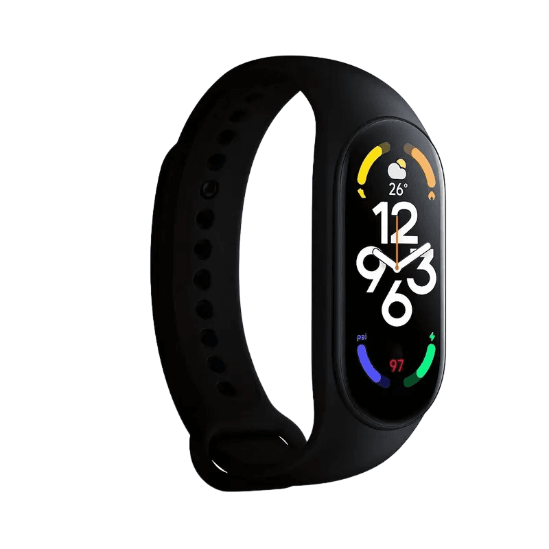 image-Smart Band Black - Fitness Tracker with Social Media Notifications