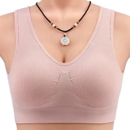 image-Women Yoga Tank Tops Sports Bra Workout Fitness Running Crop Top