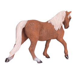 image-Morgan Stallion Palomino Toy Realistic Horse Figurine