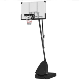 image-Basketball Hoop - Adjustable Height 8.5-10ft with Wheels