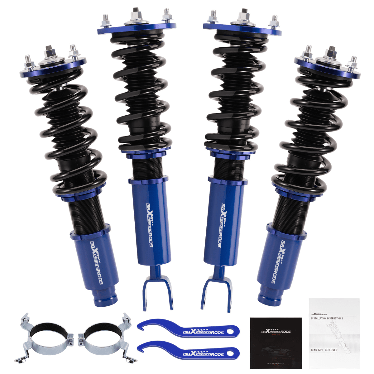 image-Twin-Tube Suspension Kits Fit Honda Accord 1990-1997, Blue/Black 25-75mm