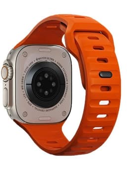image-Aiss Waterproof Silicone Strap for Apple Watch Ultra & iWatch - Durable 49mm-38mm