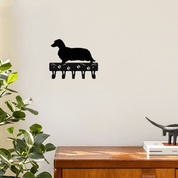 image-CIFbuy Metal Dog Key Holder 6" Wall Organizer Black