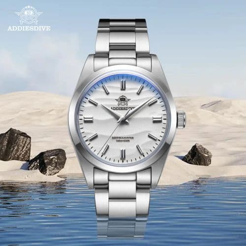 image-ADDIESDIVE AD2030 Swiss Quartz Dive Watch - 100m Water Resistant