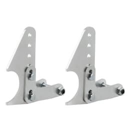 image-Universal Coil-Over Rear Lower Kit Adjustable Shock Mount Brackets Steel for 3" Axle Tubes