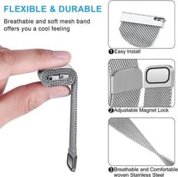 image-20MM 22MM Stainless Steel Band for Samsung Galaxy Watch & Amazfit GTS