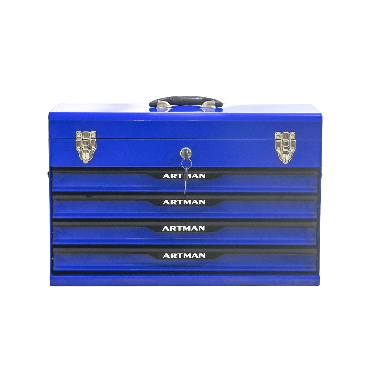image-20" Steel Tool Box 3-Drawer - Blue Portable