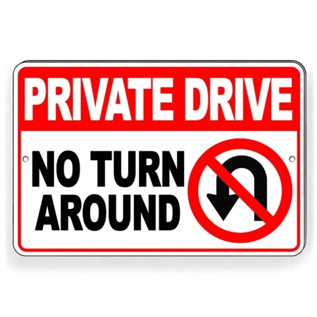 image-Heavy Duty Metal No Trespassing Sign 8"x12"