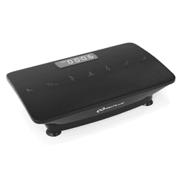 image-Black Vibration Plate - 10 Speeds, Remote, Music, 440LBS Capacity