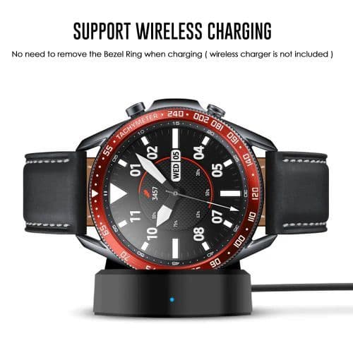 image-BEHUA Luxury Stainless Steel Smartwatch Bezel Ring for Galaxy Watch 3