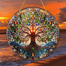 image-CIFbuy Tree of Life Acrylic Suncatcher - Colorful