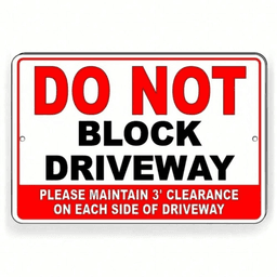 image-Vintage Metal Warning Sign 3' Decorative Plaque - Rustic Design 8"x12"