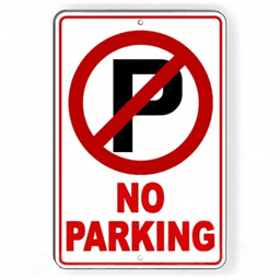 image-Vintage Metal Decorative Sign - Private Driveway Warning Scrollwork 20x12cm