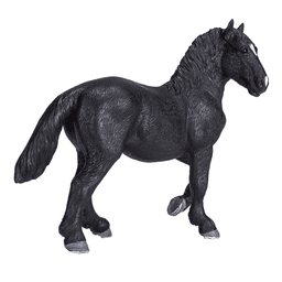 image-Percheron Horse Toy Realistic Equestrian Model