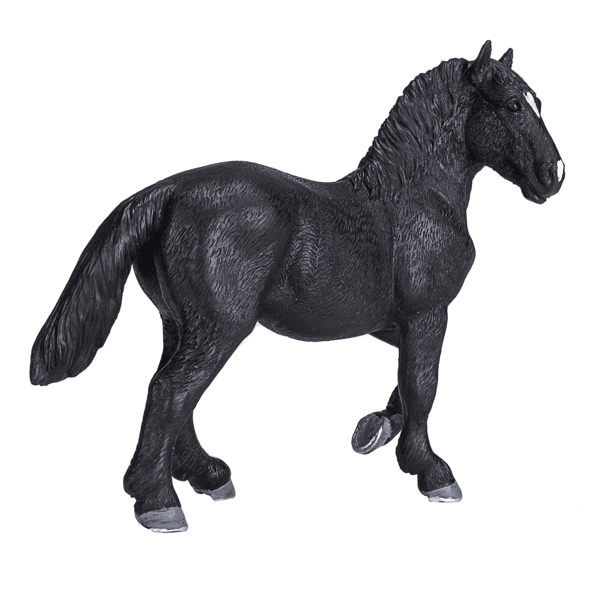 image-Percheron Horse Toy Realistic Equestrian Model