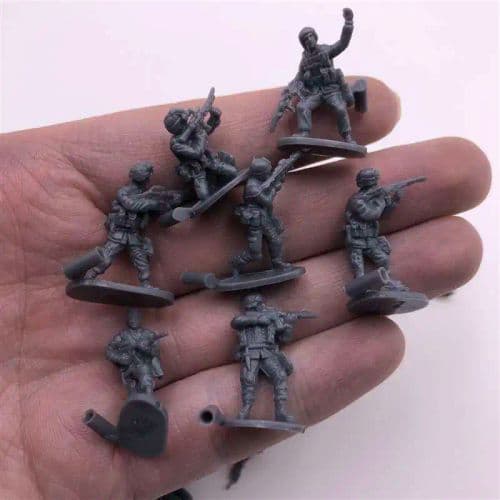image-12pcs Soldier Set - Movie & TV Theme - Durable Plastic - 1:72 Scale Figures