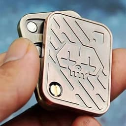 image-AHHLCLT Metal Skull Spin Toy - Stress Relief EDC Fidget for Adults