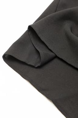 image-Black Ruffle Sleeve V Neck Frilled Shift Dress
