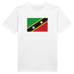 image-Drapeau de Saint-Christophe-et-Niévès - T-shirt unisexe bio ras du cou