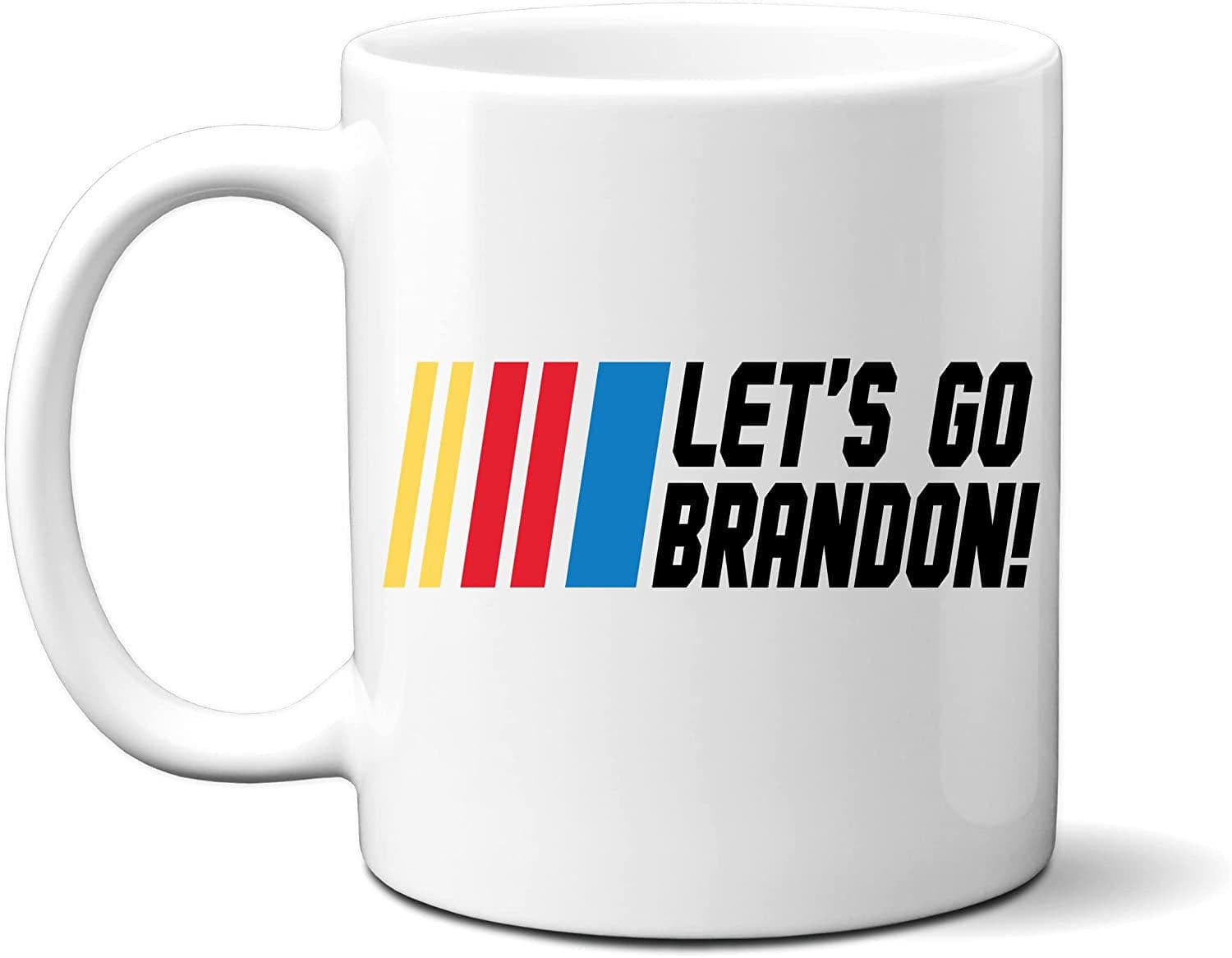 image-Let's Go Brandon Ceramic Coffee Mark Cup Tea Water Cup English