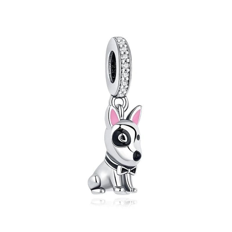 image-Original 925 Sterling Silver Charms Love Pets Dog Cat Paw Print Pendant Beads Fit Brand Bracelets Necklaces Women DIY Jewelry