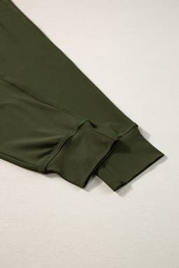 image-Black Drawstring Waist Pocketed Joggers