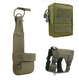 image-Tactical Dog Clothes Quick Disassembly Dog Vest Outdoor Pet Training Clothes