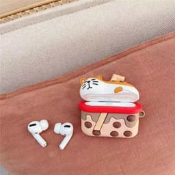 image-Cartoon Cute Cat Bluetooth Earphone Protective Cover