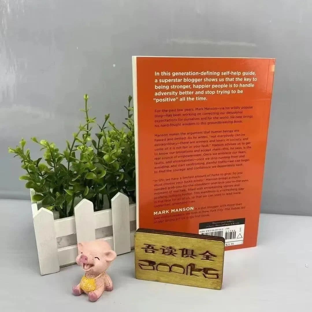 image-The Subtle Art of Not Giving A Fxck / Every Thing Is Fxcked By Mark Manson Self Management Stress Relief Book