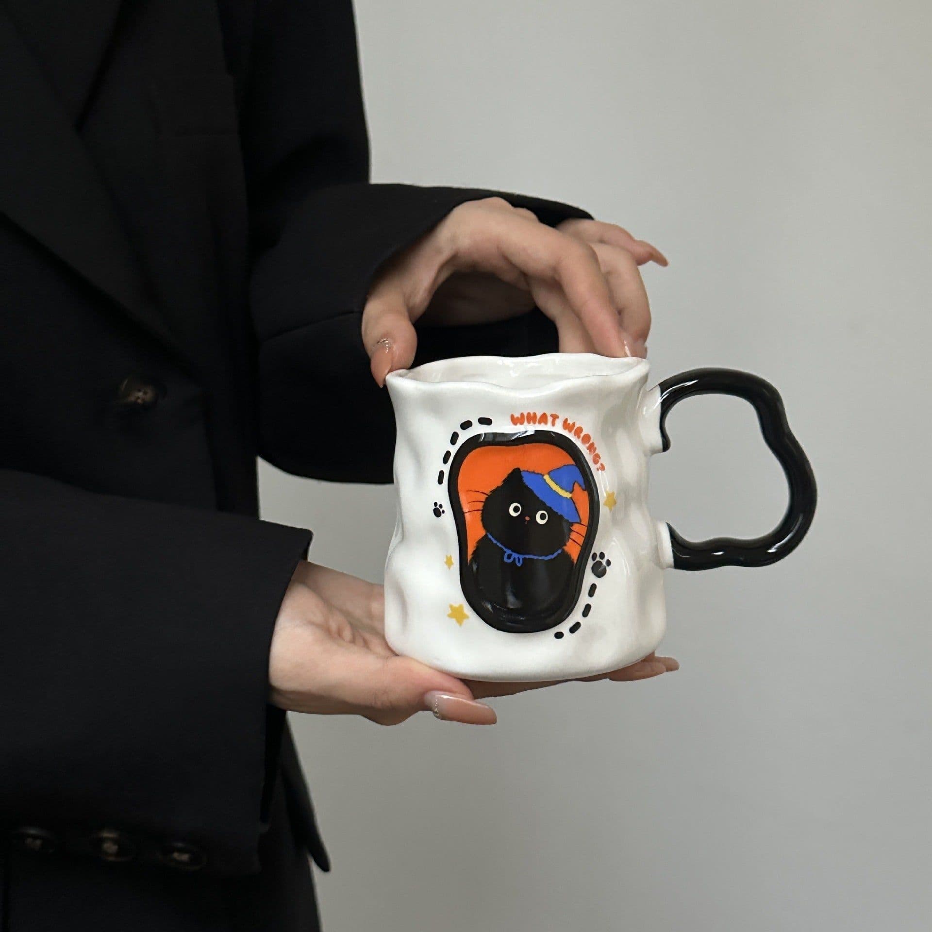 image-Cup Ceramic Hand High Sense Water Cup Box
