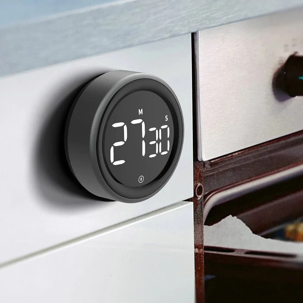 image-Magnetic Digital Timer For Kitchen Cooking Shower