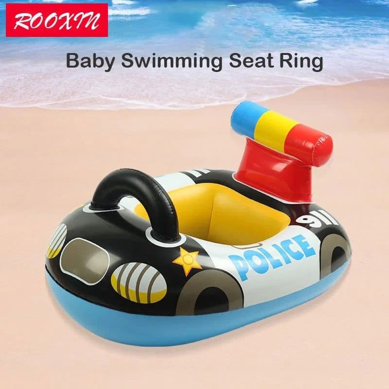 image-ROOXIN Baby Swimming Seat Ring Inflatable Float Child Swim Ring Tube For Kid Swimming Seat Circle Swim Pool Float Swim Tube