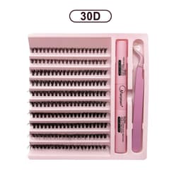 image-DIY Lashes Extension Kit Eyelashes 200 PCS Clusters Lash Bond and Seal Makeup Tools for Gluing Lashes Gluing Glue Accessories
