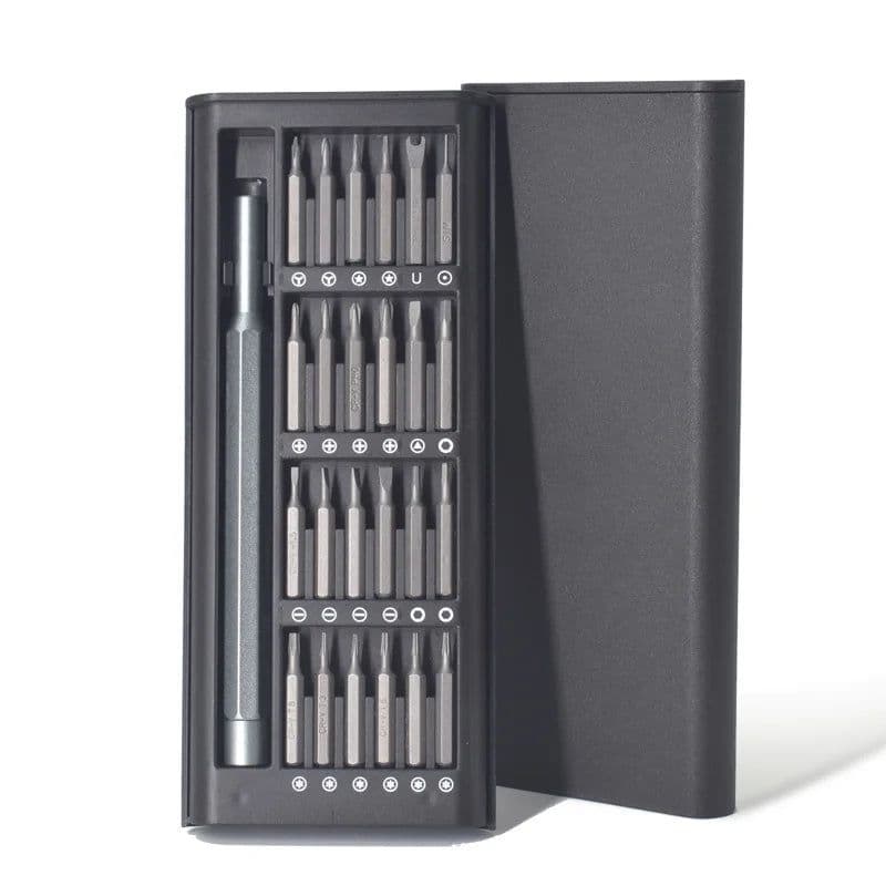 image-Precision Screwdriver Set 25 in 1 Phillips Torx Hexagonal Flat Head Magnetic Screwdriver Head for iPhone PC Watch Camera Glasses