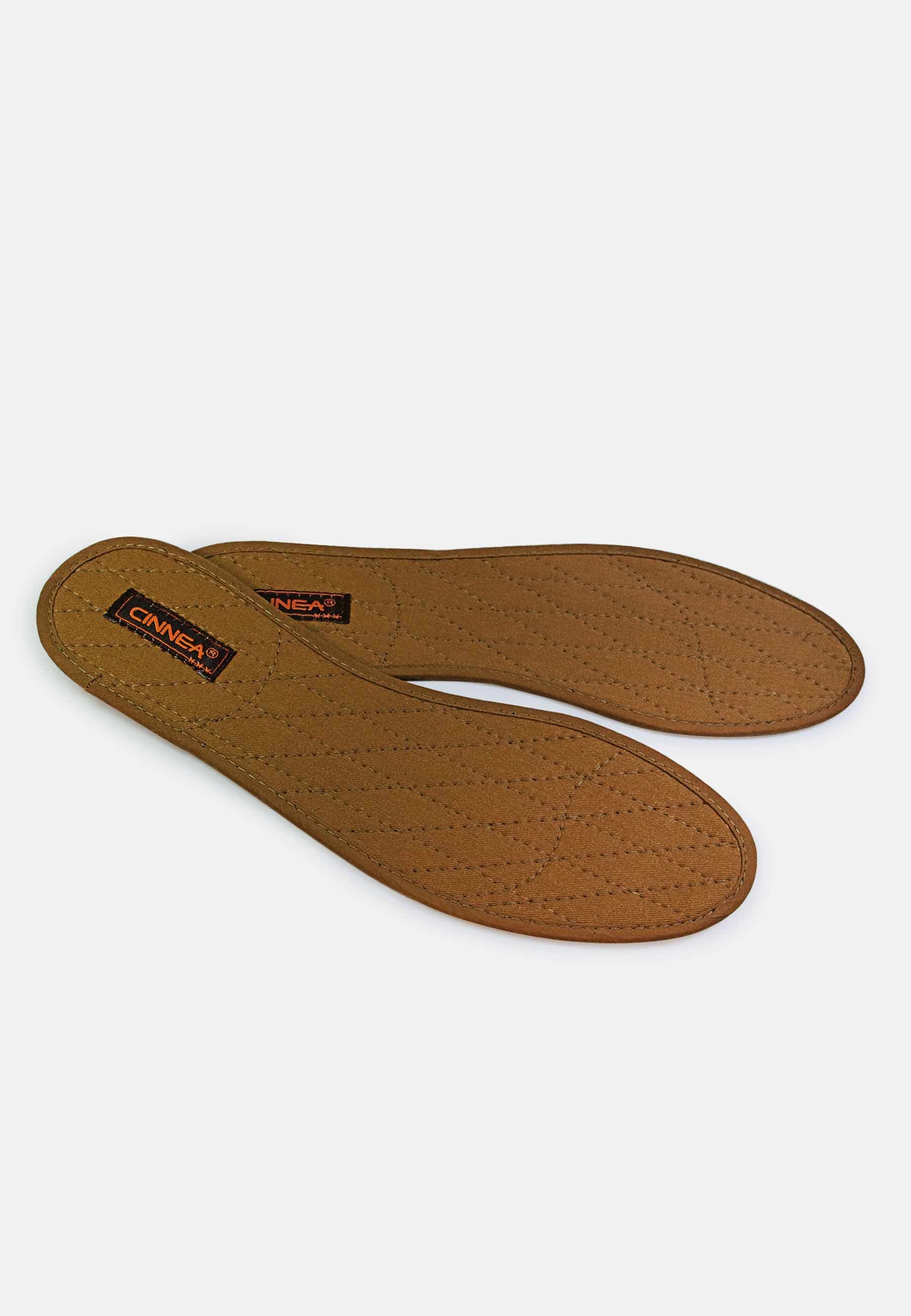 image-Cinnamon Insoles, against foot sweat and unpleasant foot odor "COTTON"