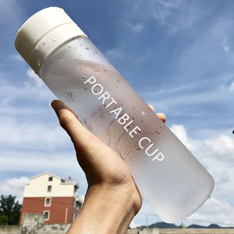 image-Sports portable water cup couple hand cup